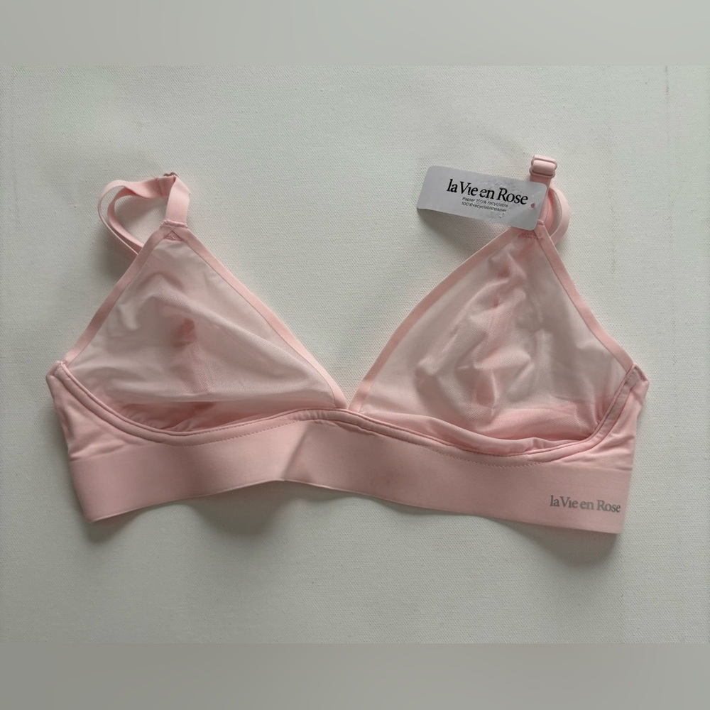 NWT Women's Light Pink la Vie en Rose Bralette Size Small
